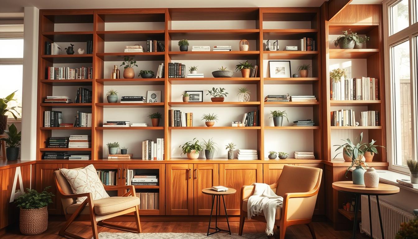 custom built-in shelves